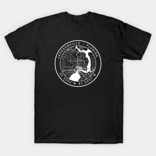 Jacksonville Map T-Shirt